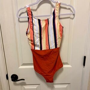 Striped Multicolor Swimsuit